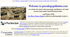 Desktop Screenshot of genealogygoldmine.com